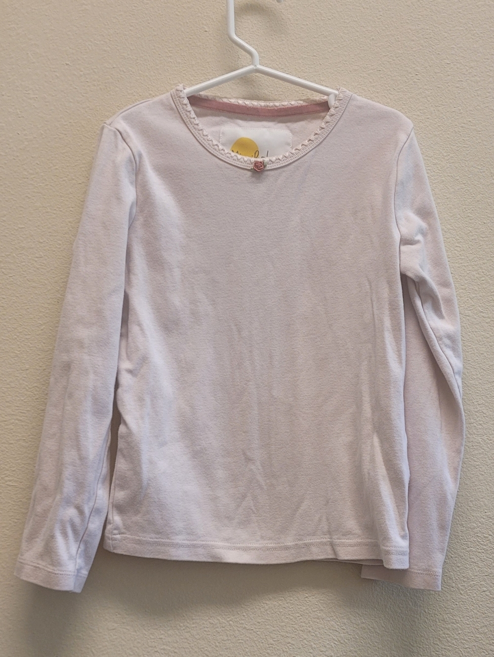 Mini Boden Girls Long-Sleeve Tees in Dusty Rose & Pink - Picture 5 of 10